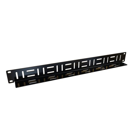 Hammond 1U HORIZONTAL CABLE MGR Panel HCMP191UBK